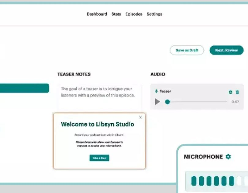 Libsyn's Dashboard