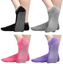 4 different color slipper socks