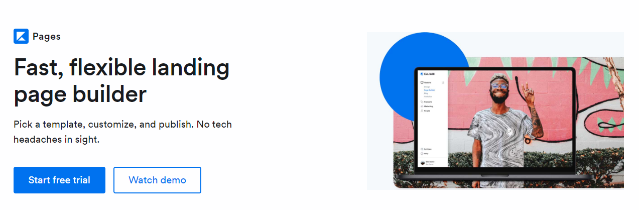Kajabi Page builder