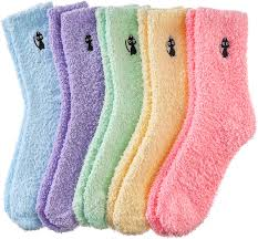 pastel color slipper socks