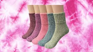 5 colorful slipper socks