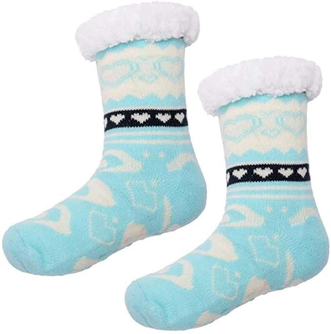baby blue slipper socks