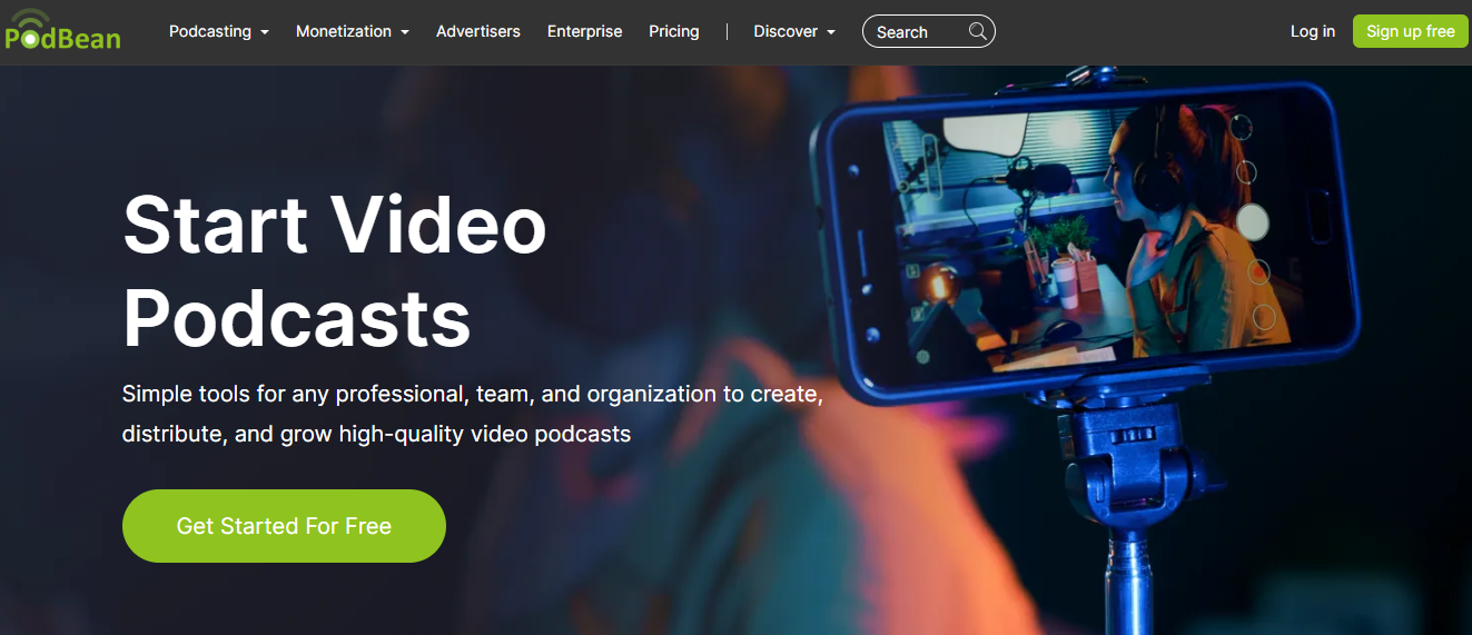 start video podcasts on PodBean