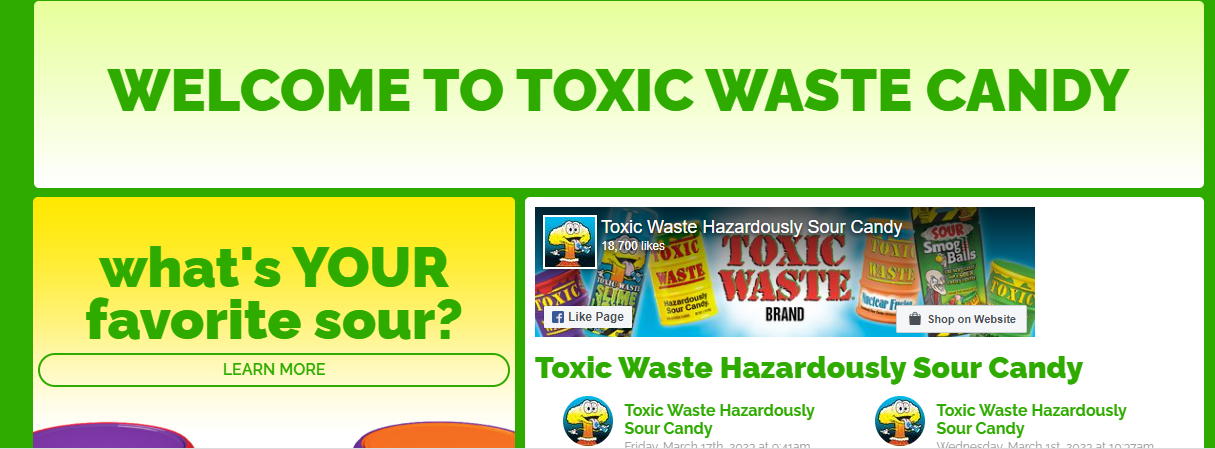 toxic waste candy