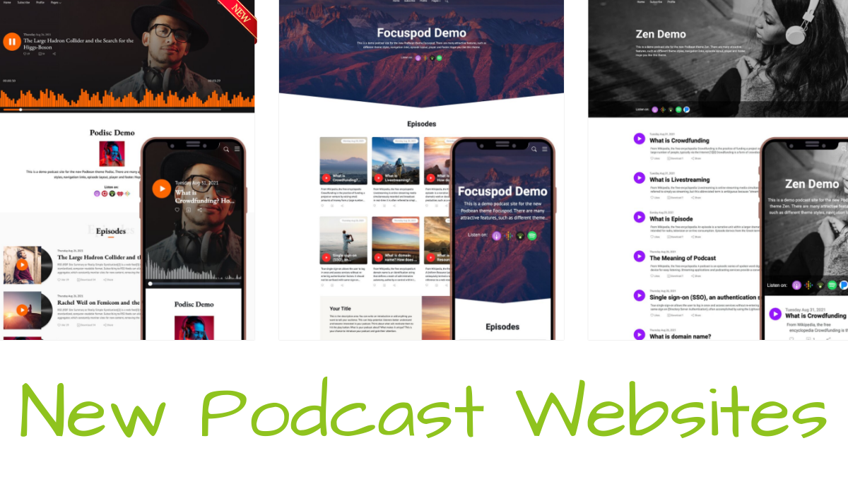 Make New Podcasting Websites with Podbean