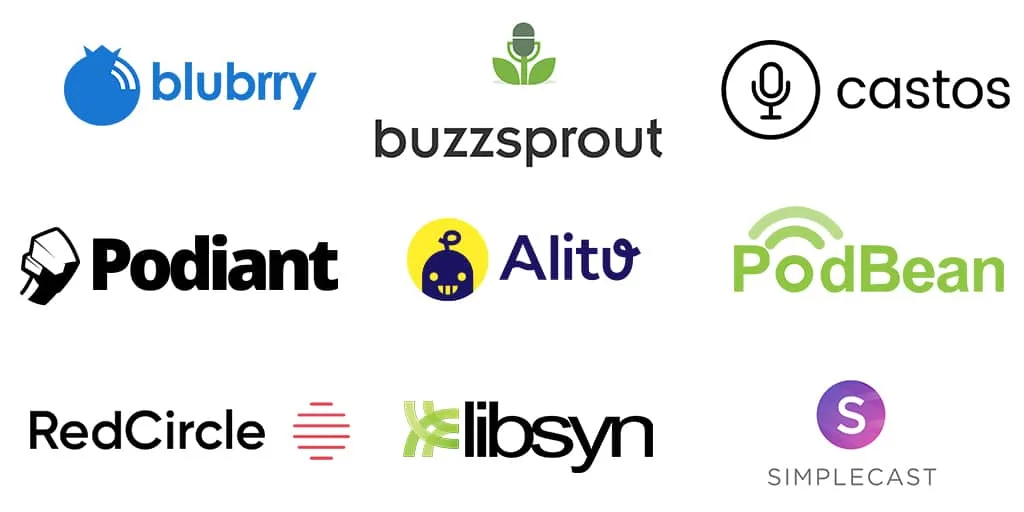 different podcast hosting platforms