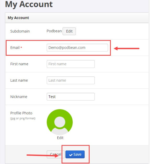 podbean sign up
