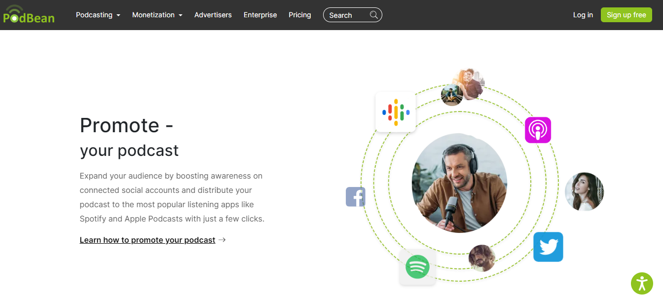 Promoting premium content and private podcasts