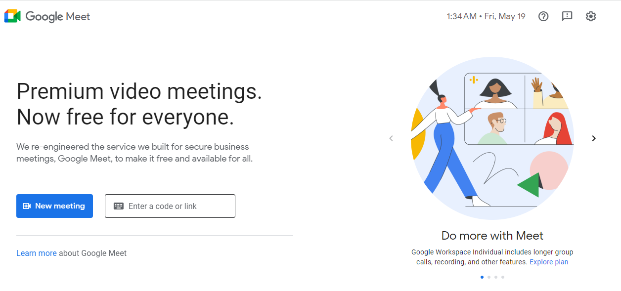 Google Hangouts Meet
