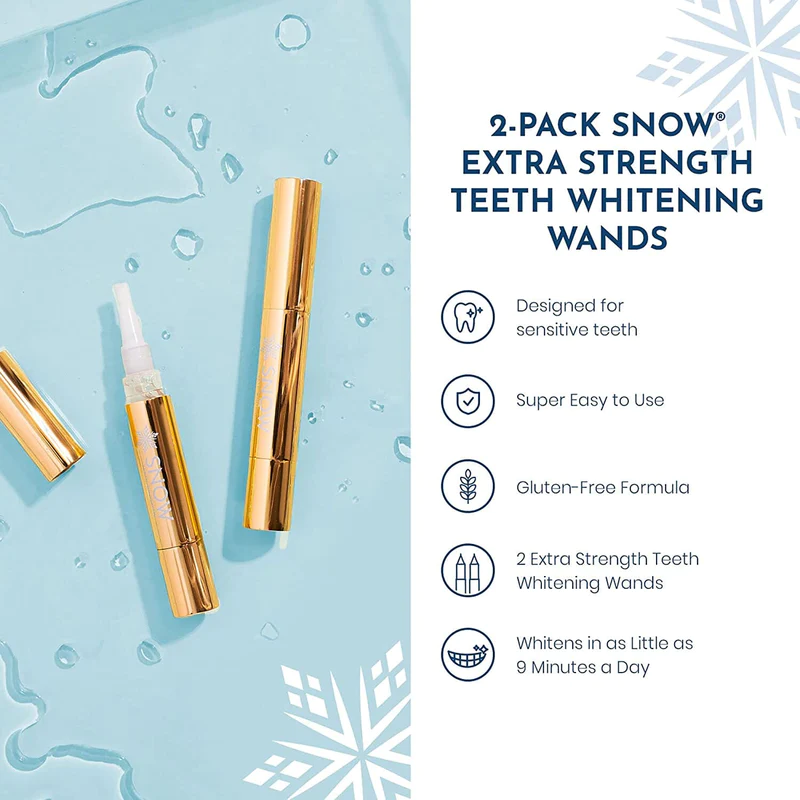 2 Snow Teeth Whitening Wands