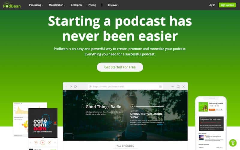 Customizable playlists and play history on podbean