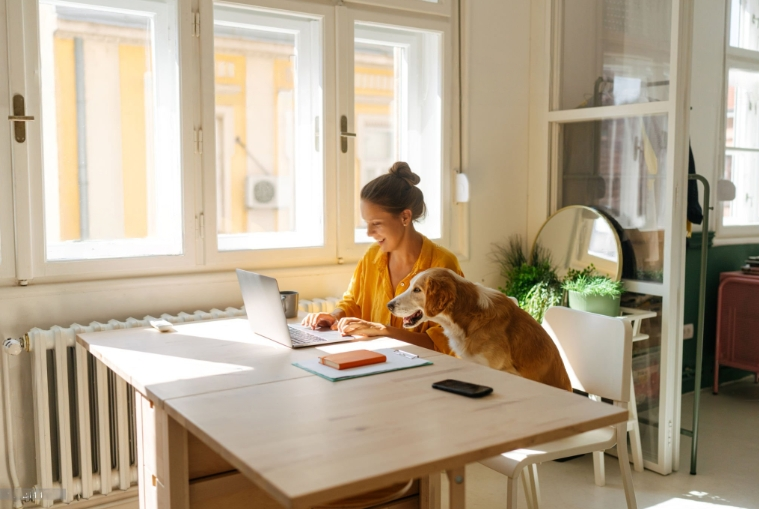 working remotely