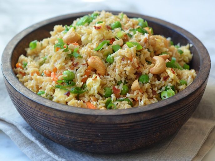 Lunch: Cauliflower Fried Rice