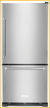 Bottom-Freezer Refrigerators: 