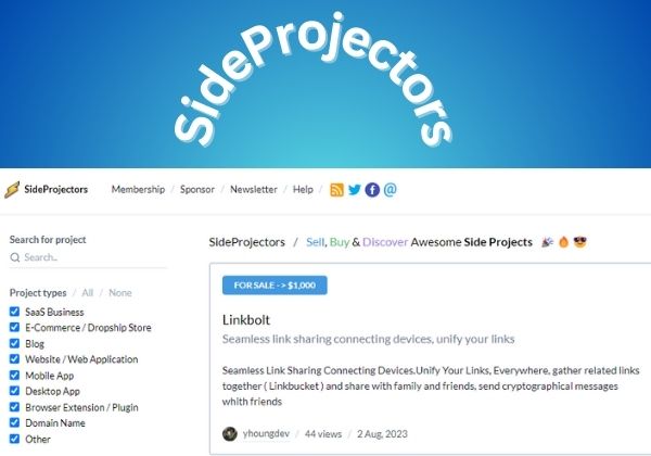 SideProjectors