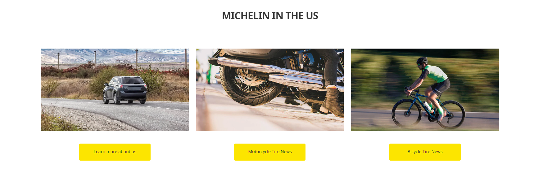 michelin tire selection