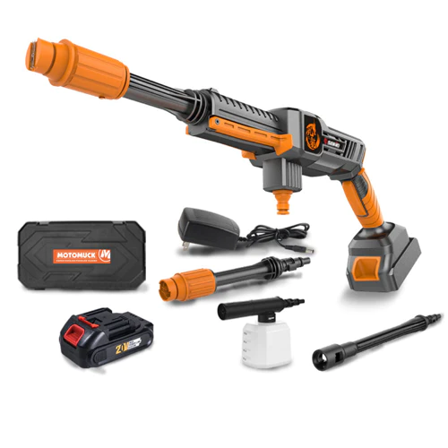 MOTOMUCK Battery Operated Pressure Washer Cleaning Power