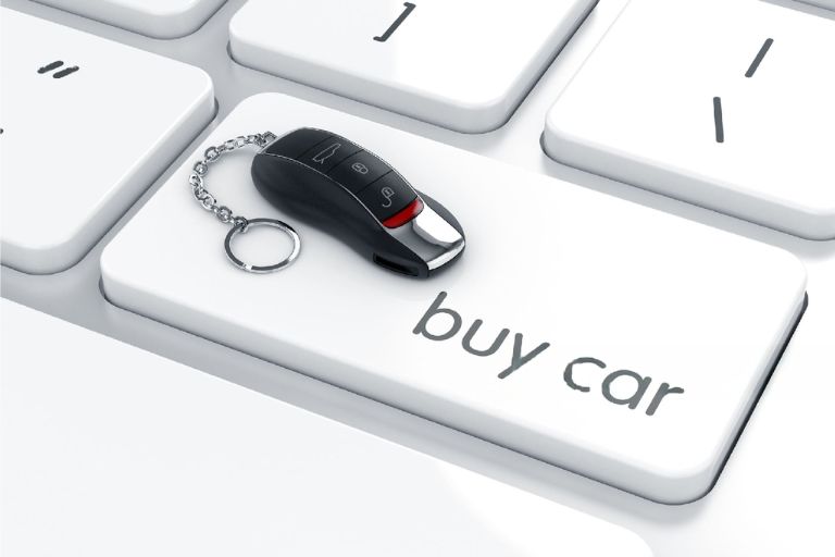 buy a car on a website