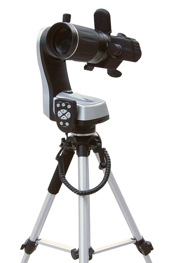 spotting scope with tracking mount