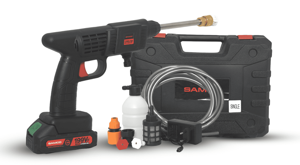 battery operated pressure washer cleaning power