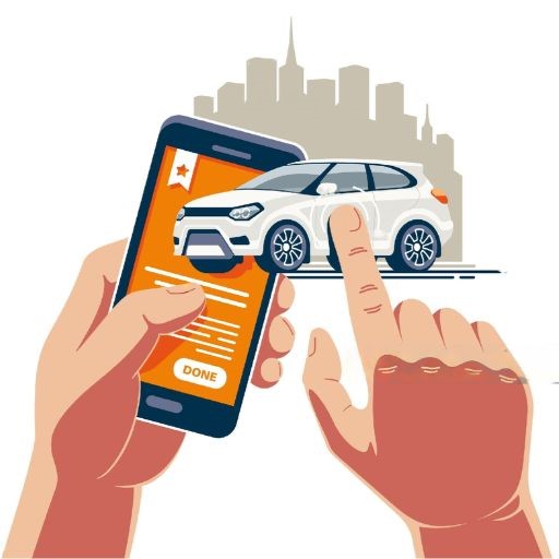 car purchase done on car selling app
