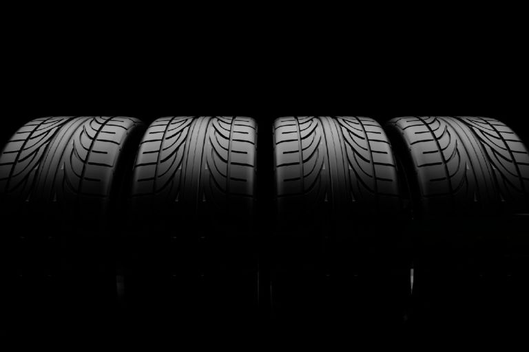 four tire aligned