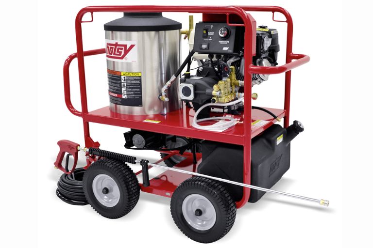 hot water power washer