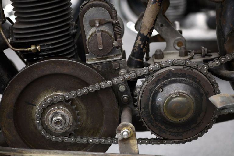 old bike chain