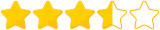 3.5 Rating Stars