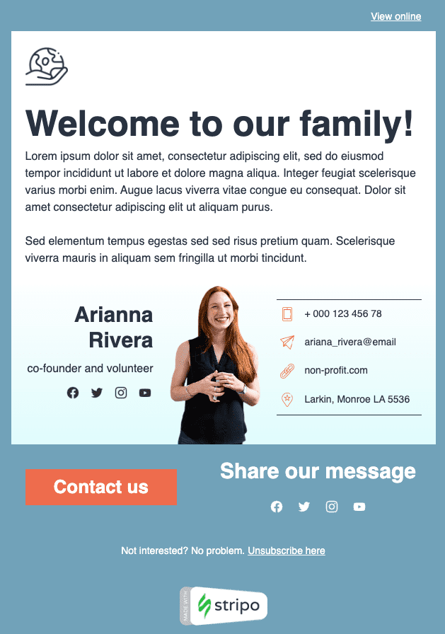 Welcome Email